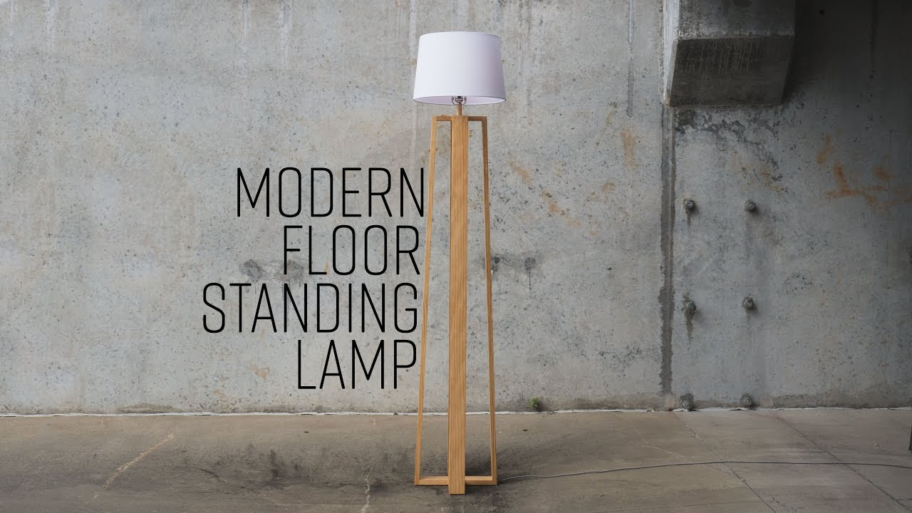 Diy Modern Floor Standing Lamp Free Plans intended for size 1280 X 720