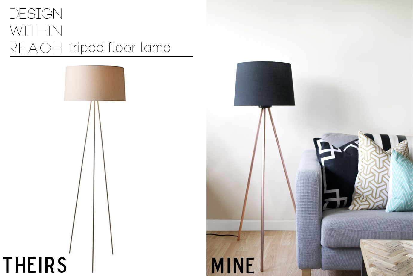 Diy Tripod Lamp Diy Floor Lamp Diy Tripod Floor Lamp pertaining to size 1382 X 922