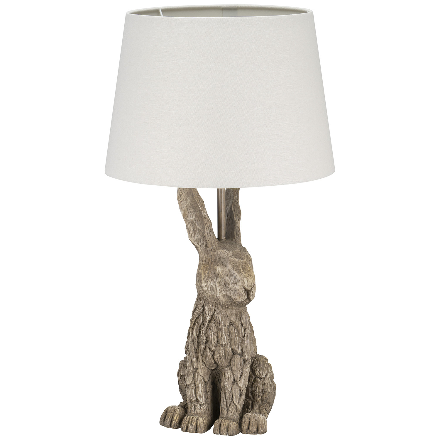 Driftwood Effect Rabbit Lamp intended for measurements 1500 X 1500