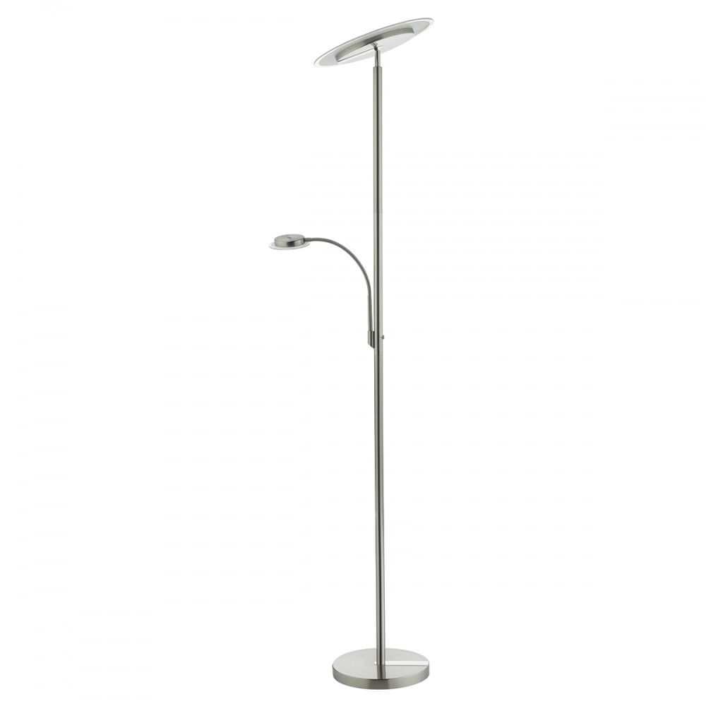 Dui4946 Duisburg Floor Lamp Mother And Child Brushed Nickel Led for proportions 1000 X 1000