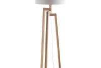 Dylan Wooden Floor Lamp With White Shade House Wooden regarding sizing 1200 X 1200