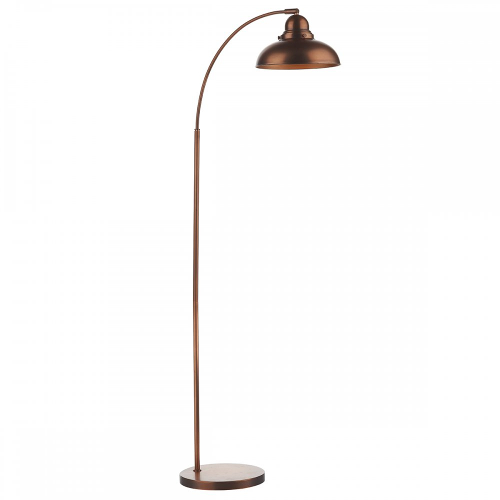 Dynamo Industrial Retro Floor Lamp Antique Copper throughout proportions 1000 X 1000