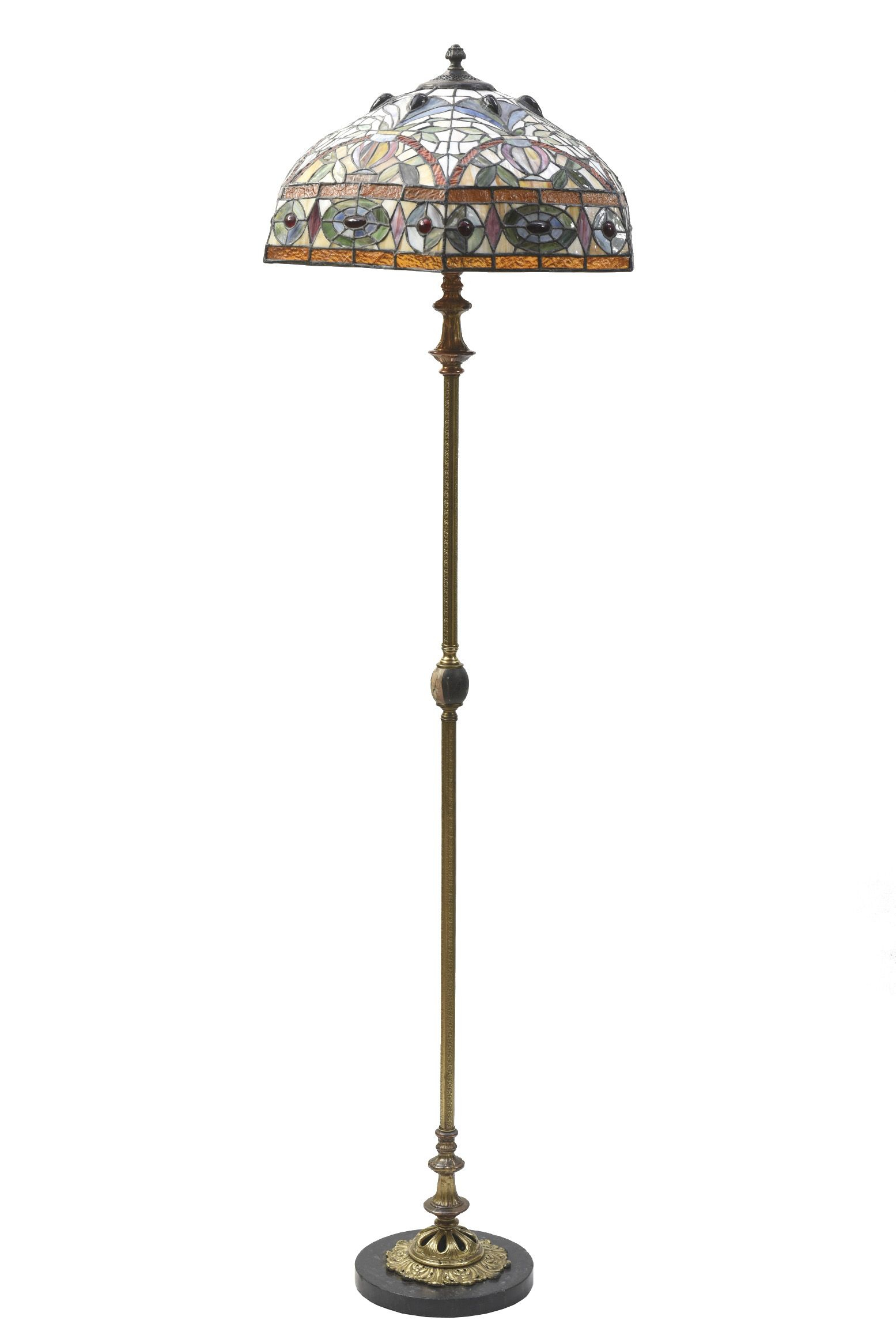 Early 20th Century Floor Lamp With Black Stone Base In 2019 inside proportions 1555 X 2330