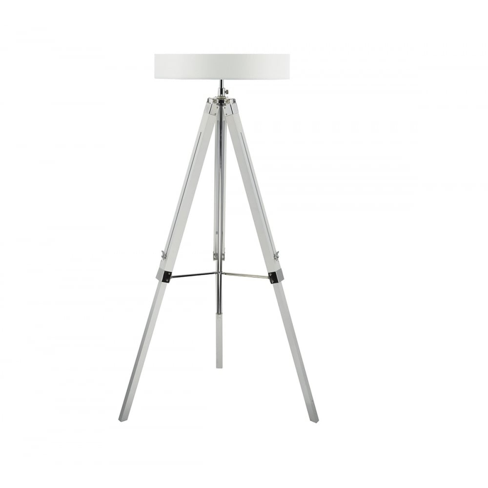 Easel White Wooden Floor Lamp Base Only Eas492 intended for proportions 1000 X 1000
