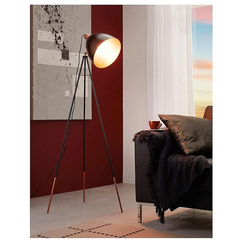 Eglo Chester Standing Copper Dome Floor Lamp pertaining to sizing 1000 X 1000