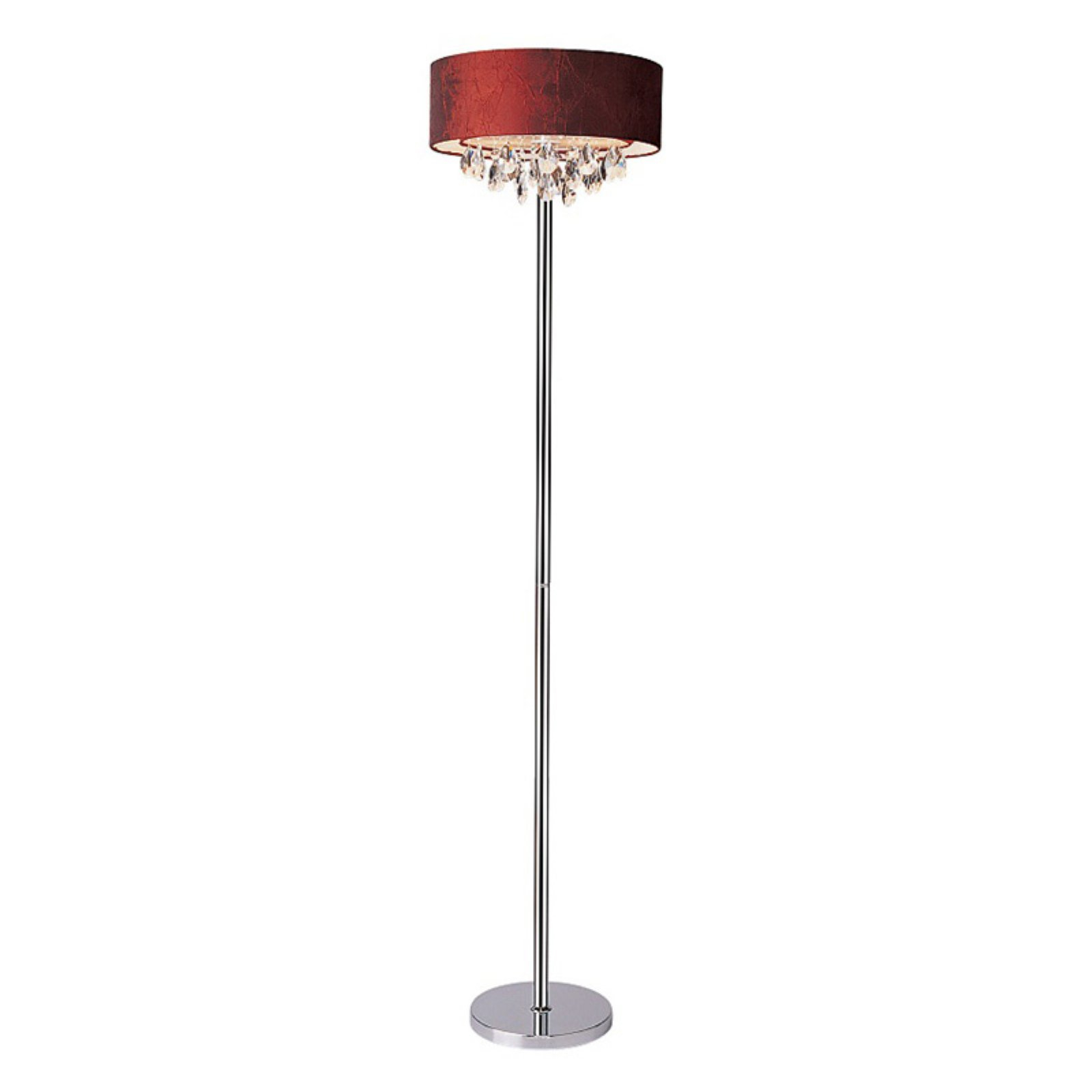 Elegant Designs Floor Lamp 65h In Red Shade Products for dimensions 1600 X 1600