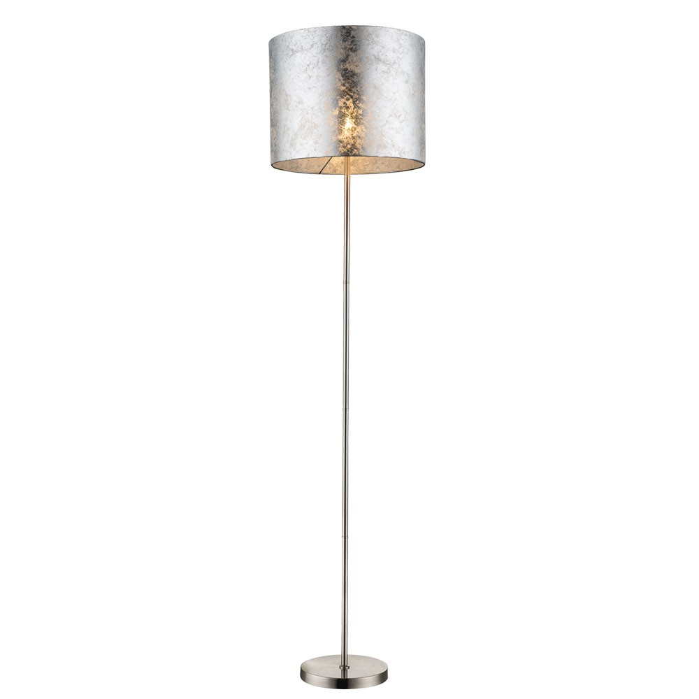 Elegant Floor Lamp In Polished Silver in proportions 1000 X 1000