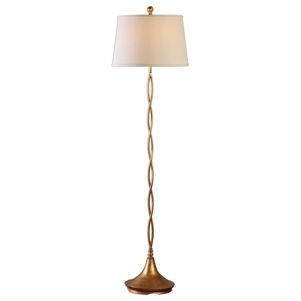 Elica Gold Twist Floor Lamp Uttermost inside size 1000 X 1000