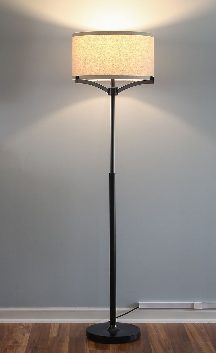 Elijah Led Floor Lamp Tall Pole Free Standing Reading inside measurements 735 X 1200