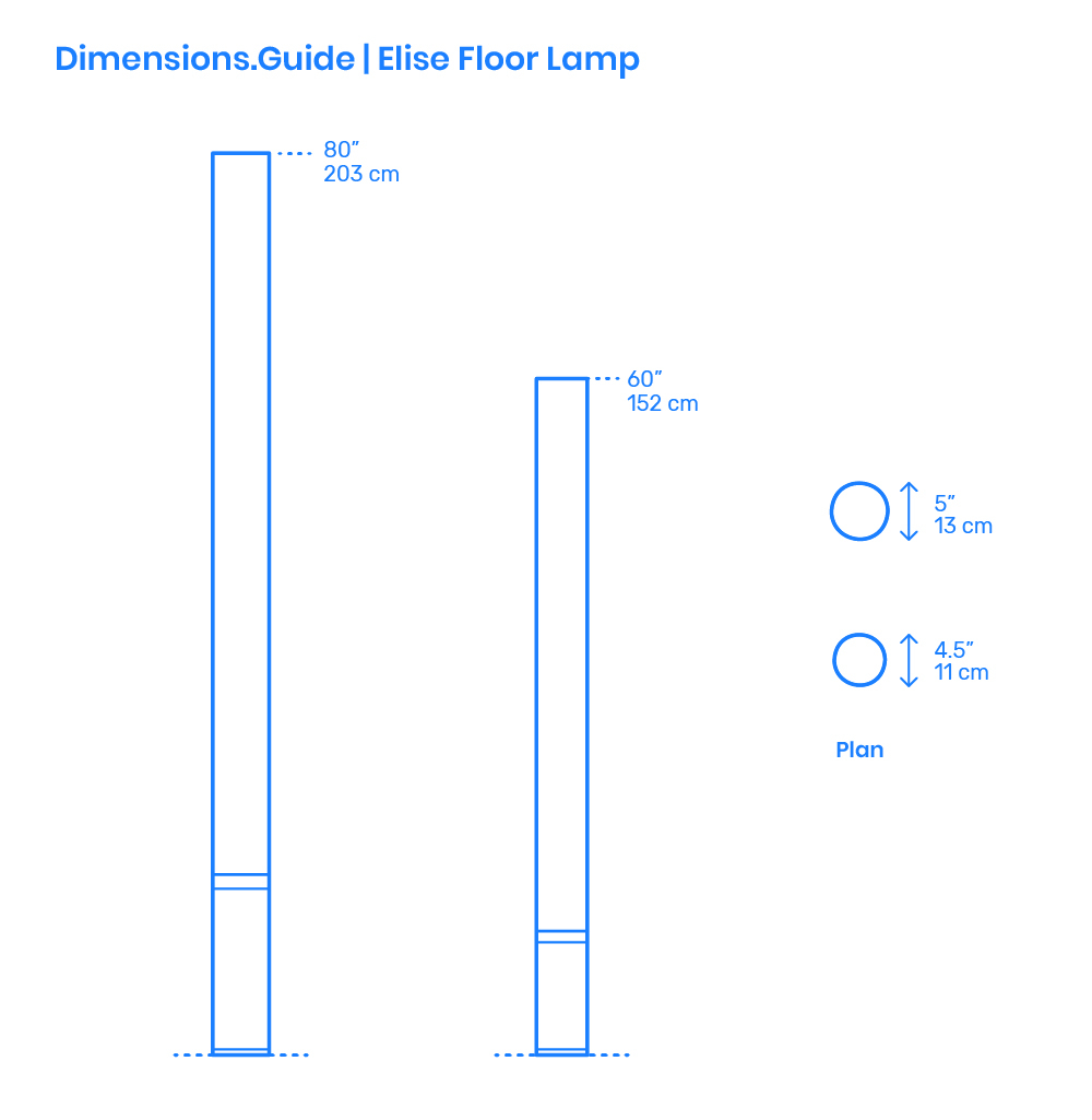 Elise Floor Lamp Dimensions Drawings Dimensionsguide for size 1000 X 1025