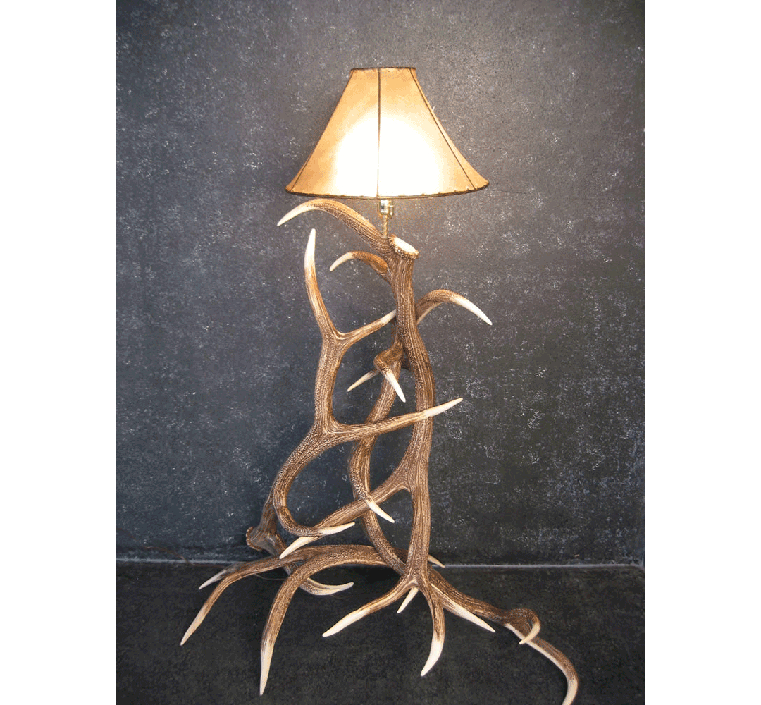 Elk Antler Floor Lamp throughout dimensions 1080 X 1000