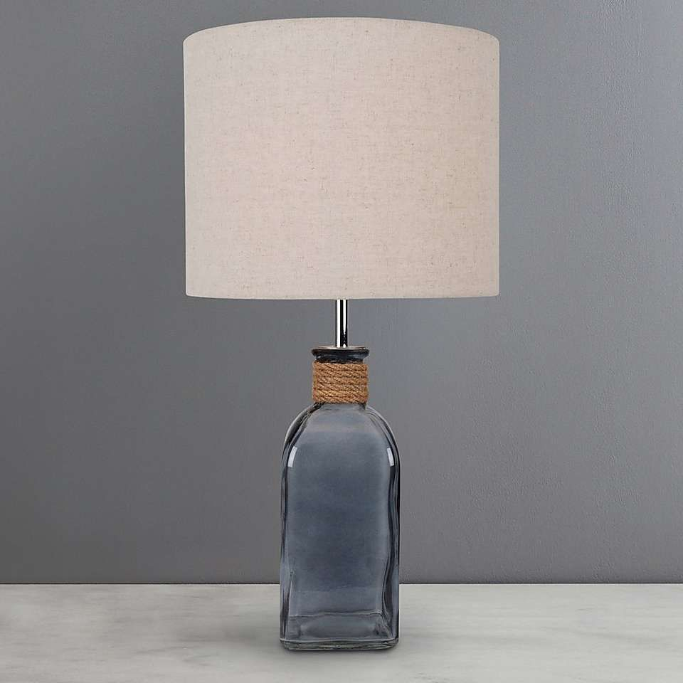 Ellery Clear Glass Bottle Table Lamp Dunelm Table Lamp for sizing 960 X 960