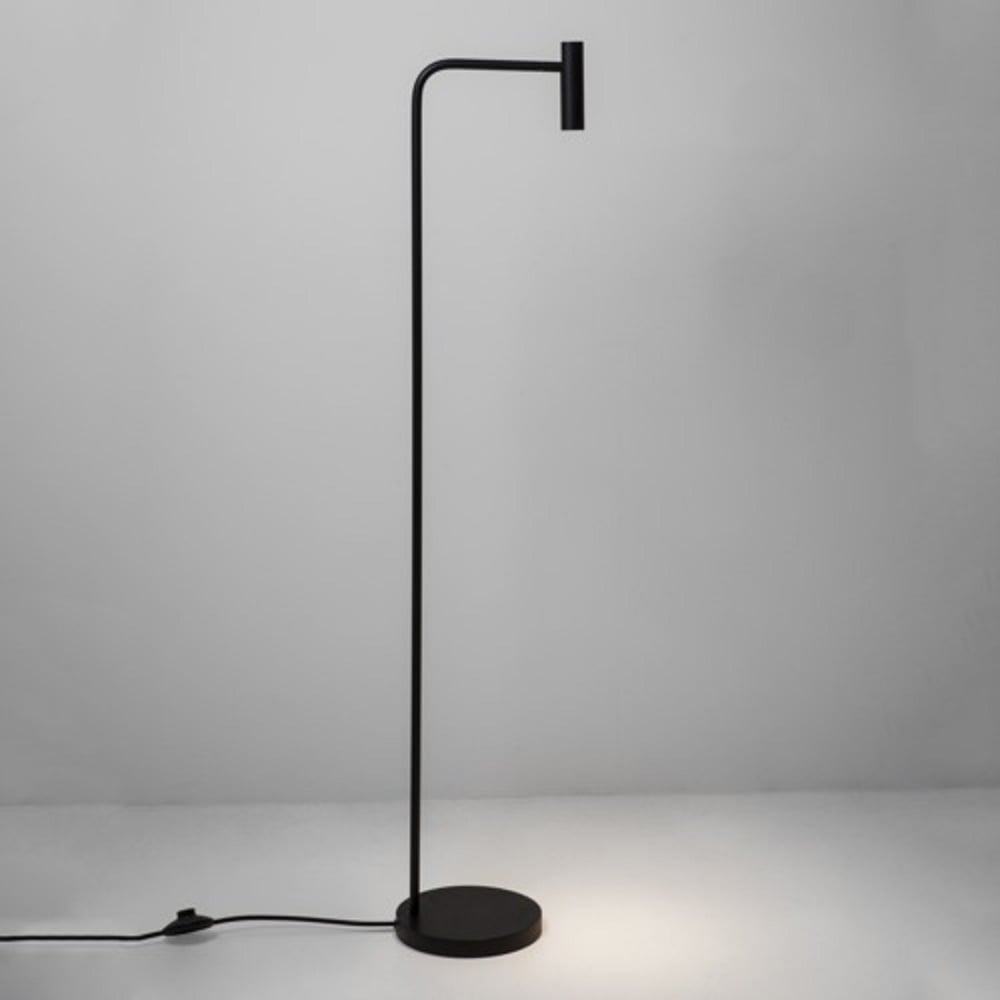 Enna Modern Minimalist Style Led Floor Reading Lamp Black for sizing 1000 X 1000
