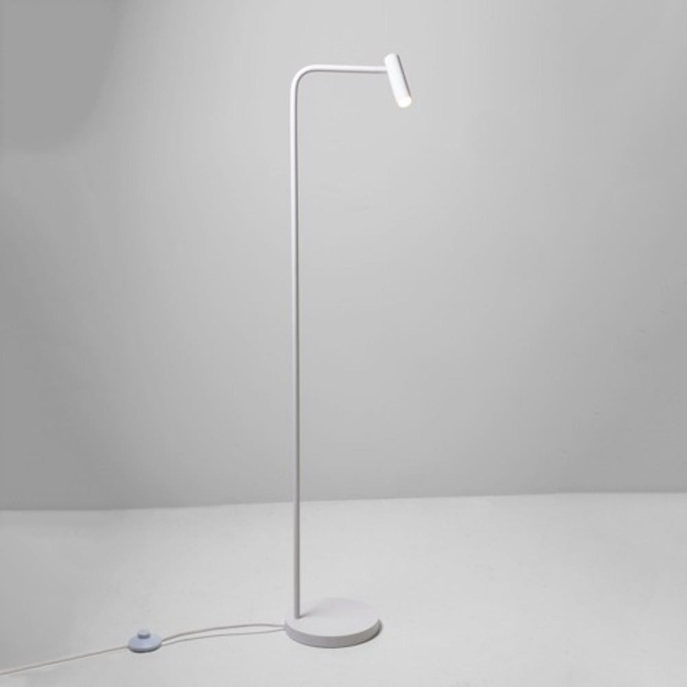 Enna Modern Minimalist Style Led Floor Reading Lamp White regarding dimensions 1000 X 1000