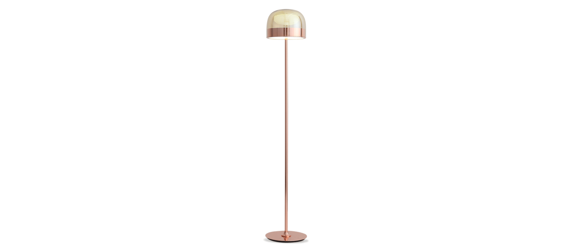 Equatore Floor Lamp Small Rose Gold intended for sizing 1920 X 850