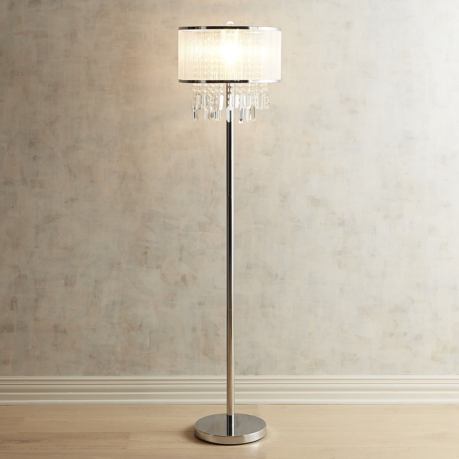 Erin Crystal Floor Lamp Contemporary Floor Lamps Floor throughout sizing 1500 X 1500
