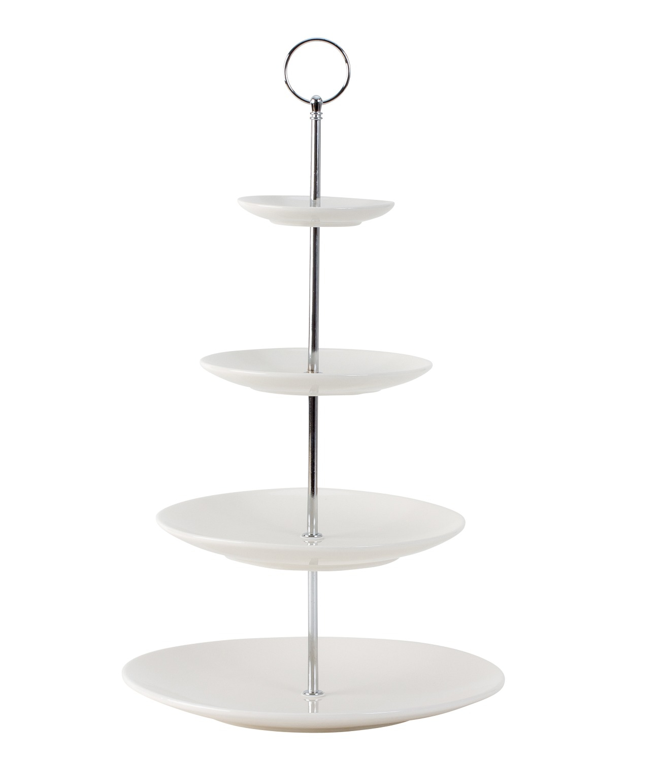 Etagere Pastry Bowl Porcelain Fruit Bowl With 4 Levels And Handle Height 35 Cm with regard to measurements 1302 X 1500