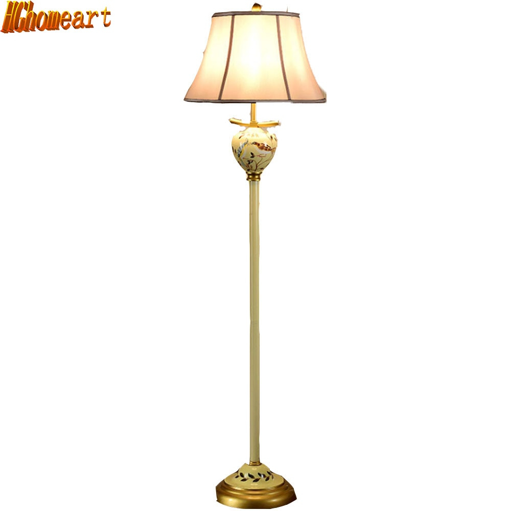 European Style Hand Painted Fashion Floor Lamp Living Room regarding measurements 1000 X 1000