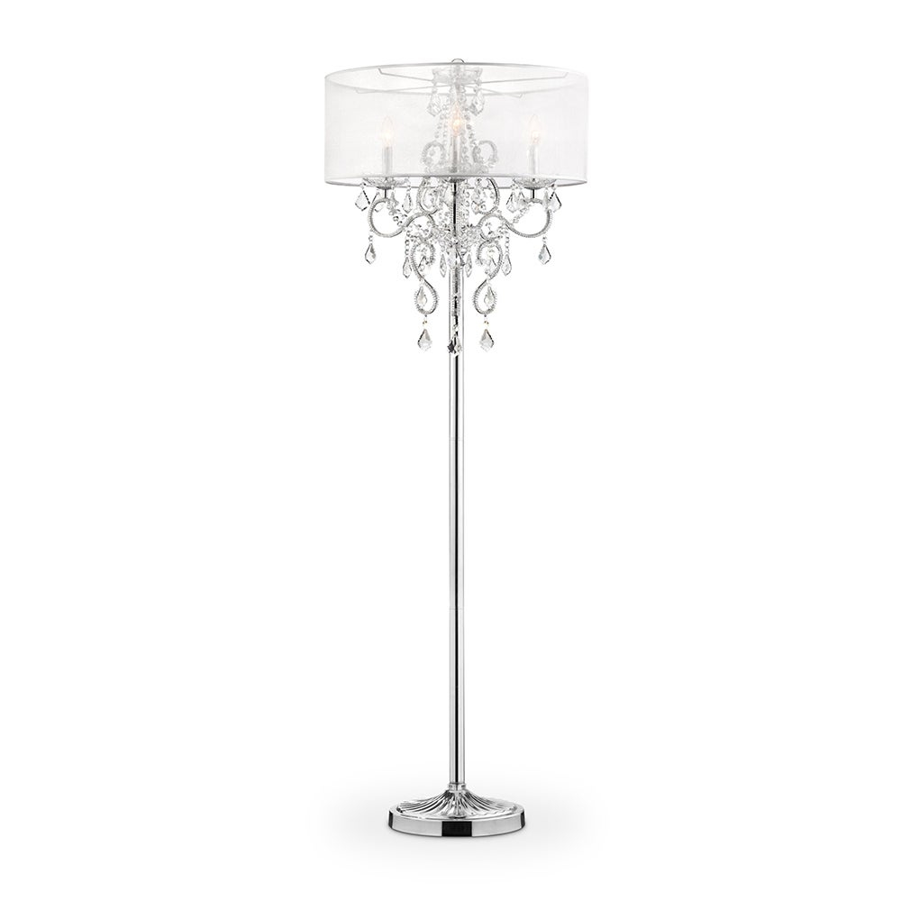 Evangelia Crystal Floor Lamp 63 Inches High for sizing 1000 X 1000