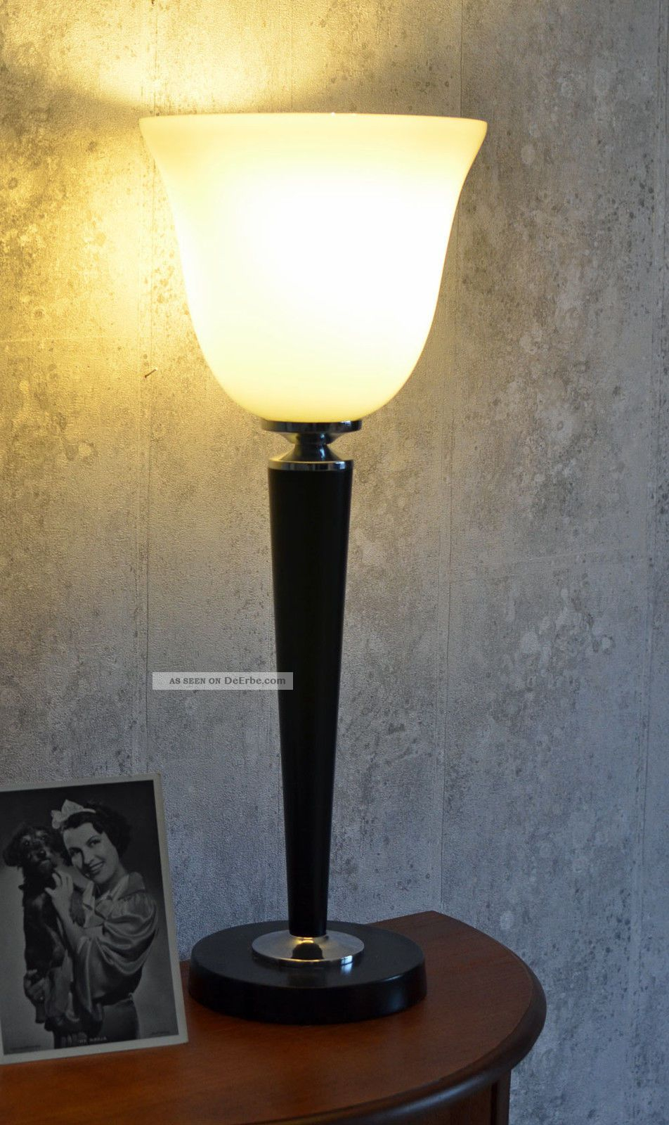 Exclusive Tischleuchte Art Deco Mazda Lampe Bauhaus Leuchte for size 952 X 1600