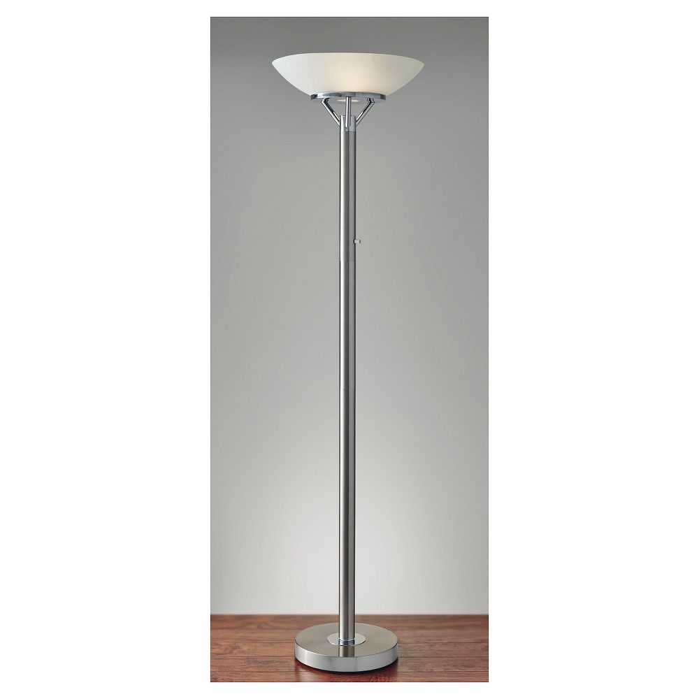 Expo Floor Lamp Silver Lamp Only Adesso In 2019 pertaining to measurements 1000 X 1000