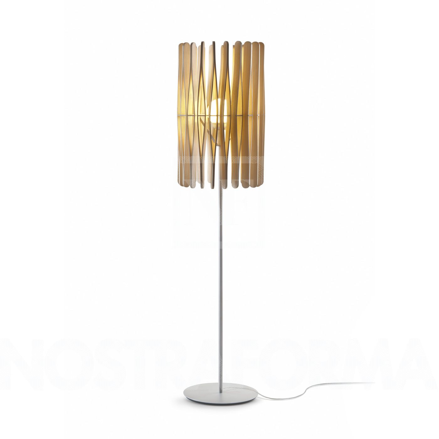 Fabbian Stick Cylinder Floor Lamp intended for dimensions 1400 X 1400