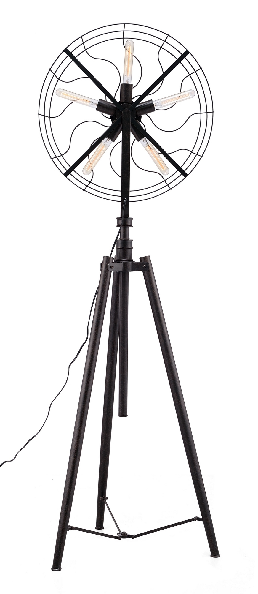 Factory Fan Floor Lamp within measurements 871 X 2000