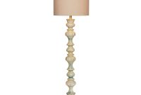 Fangio Lighting 6258 Totemic Antique White Resin 63 Inch Floor Lamp intended for sizing 2000 X 2000