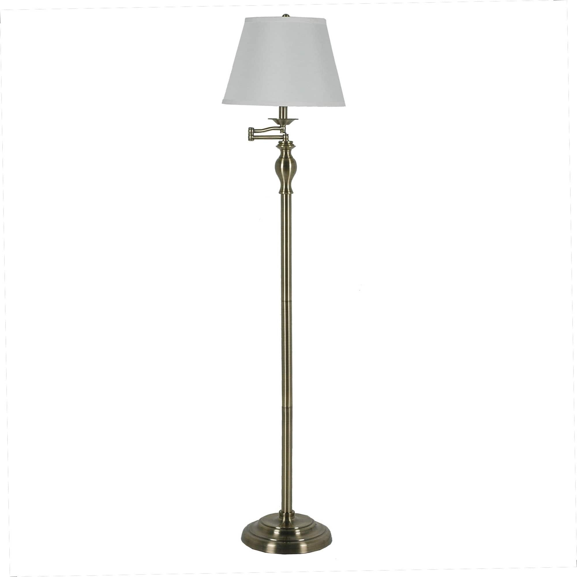 Fangio Lightings 1258 60 Swing Arm Floor Lamp In Antique within size 2000 X 2000