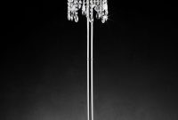 Fantasy Real Crystal Floor Lamp 14lx14wx63h within proportions 949 X 1592