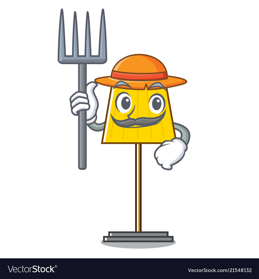 Farmer Floor Lamp Character Cartoon regarding proportions 1000 X 1080