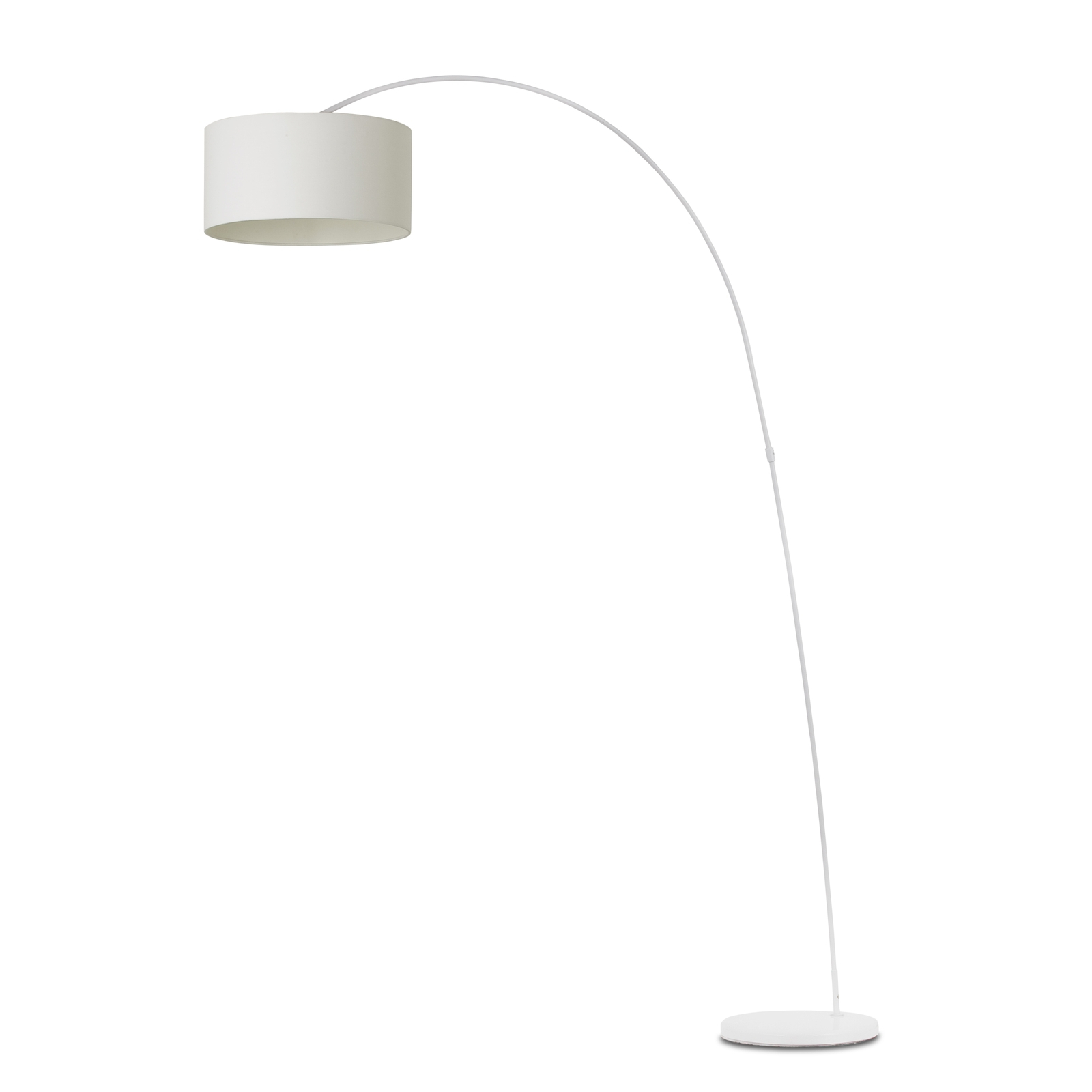 Faro Papua White Arch Floor Lamp With White Shade with size 1600 X 1600
