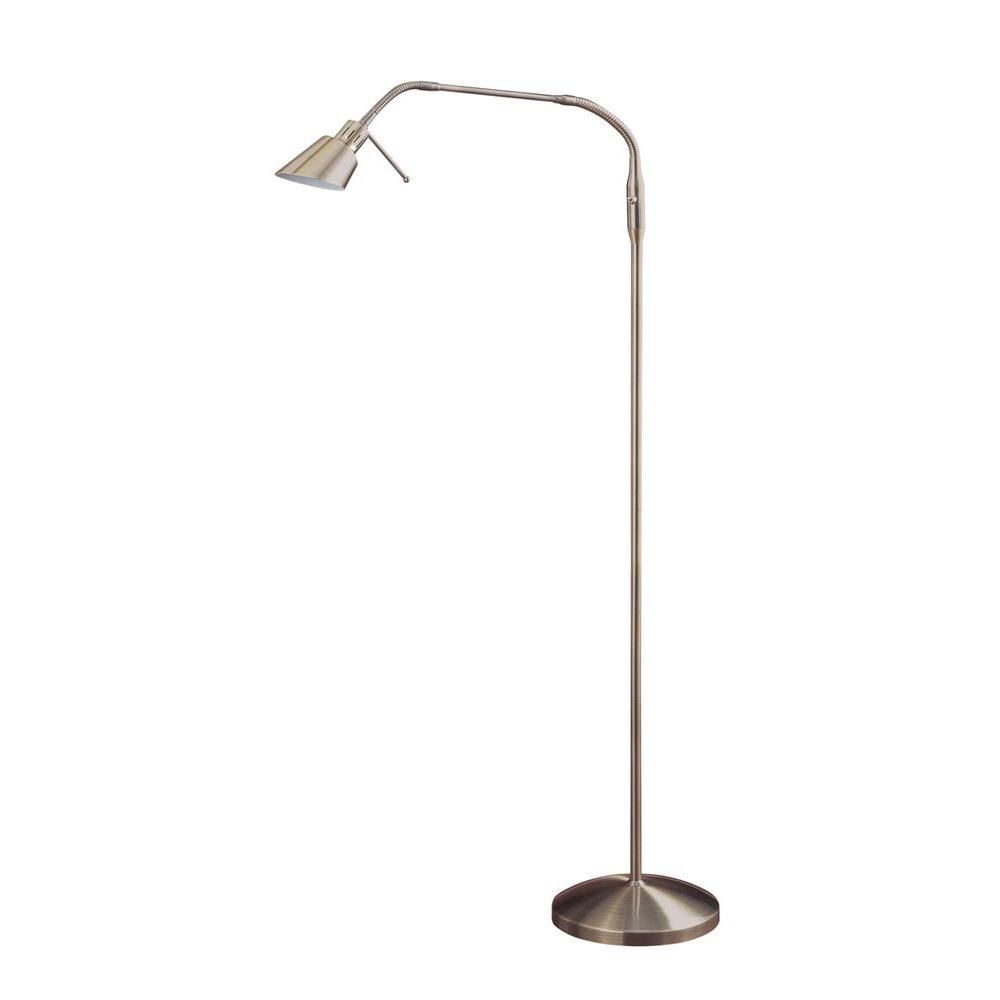 Filament Design Cassiopeia 42 In Brass Halogen Floor Lamp with regard to sizing 1000 X 1000