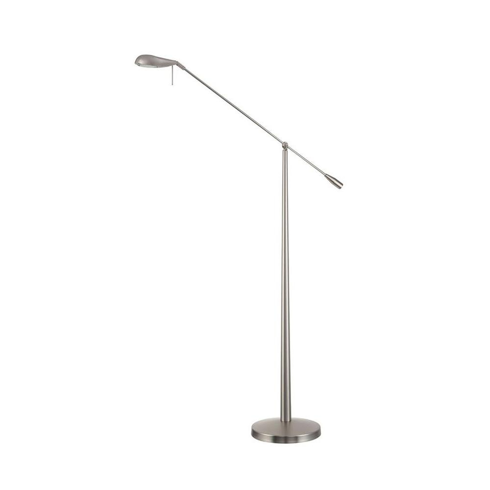 Filament Design Cassiopeia 42 In Nickel Halogen Floor Lamp in size 1000 X 1000