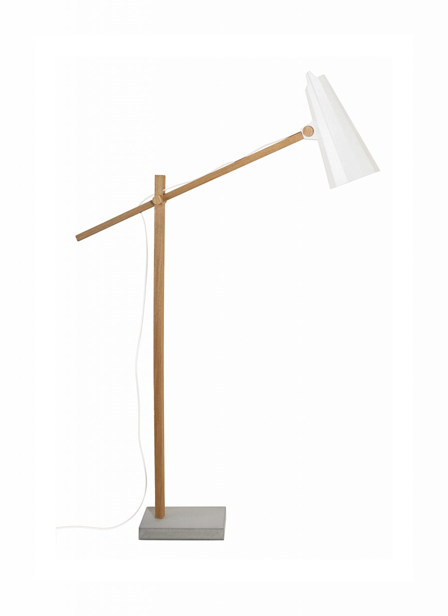 Filly Long Neck Floor Lamp White with size 1489 X 2048