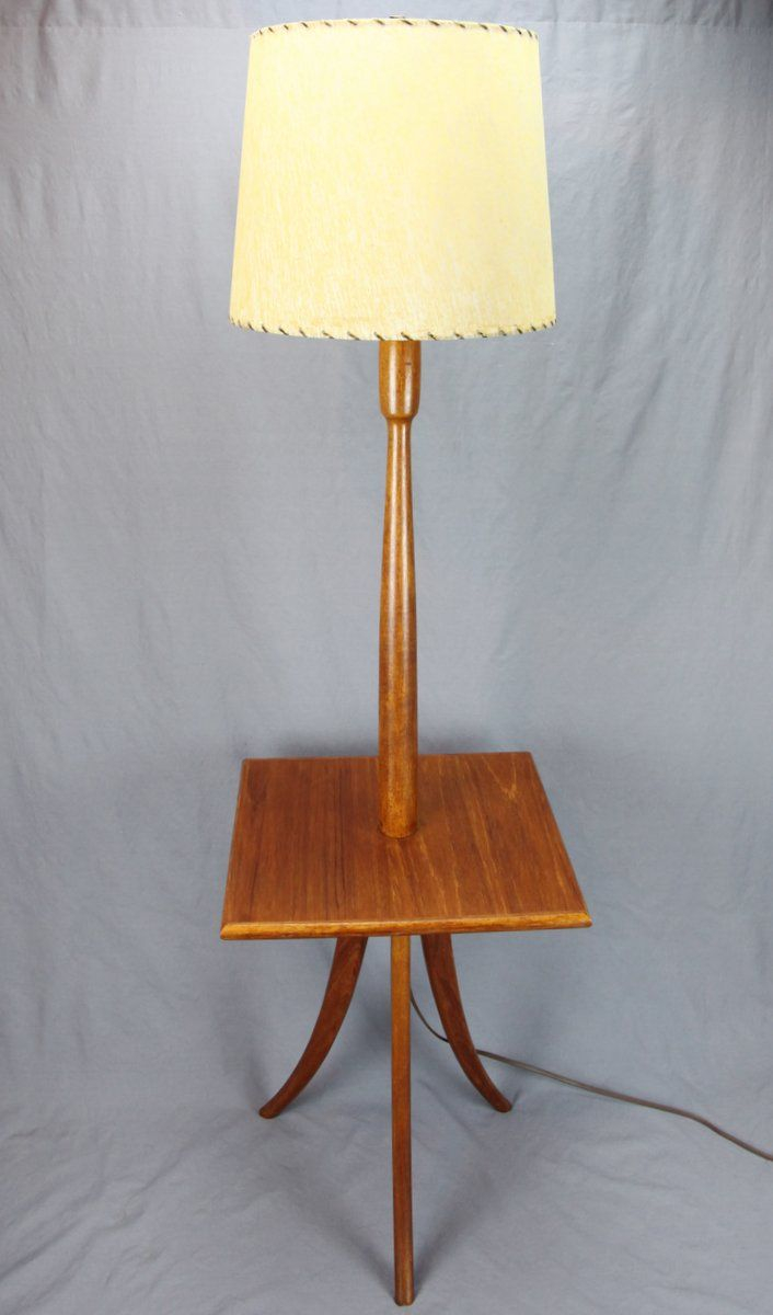 Finer Things Antiques A Solid Teak Floor Lamp With Built In regarding proportions 706 X 1200