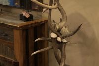 Fish Elk Floor Lamp Wmoose Antler Shelf in size 920 X 2048