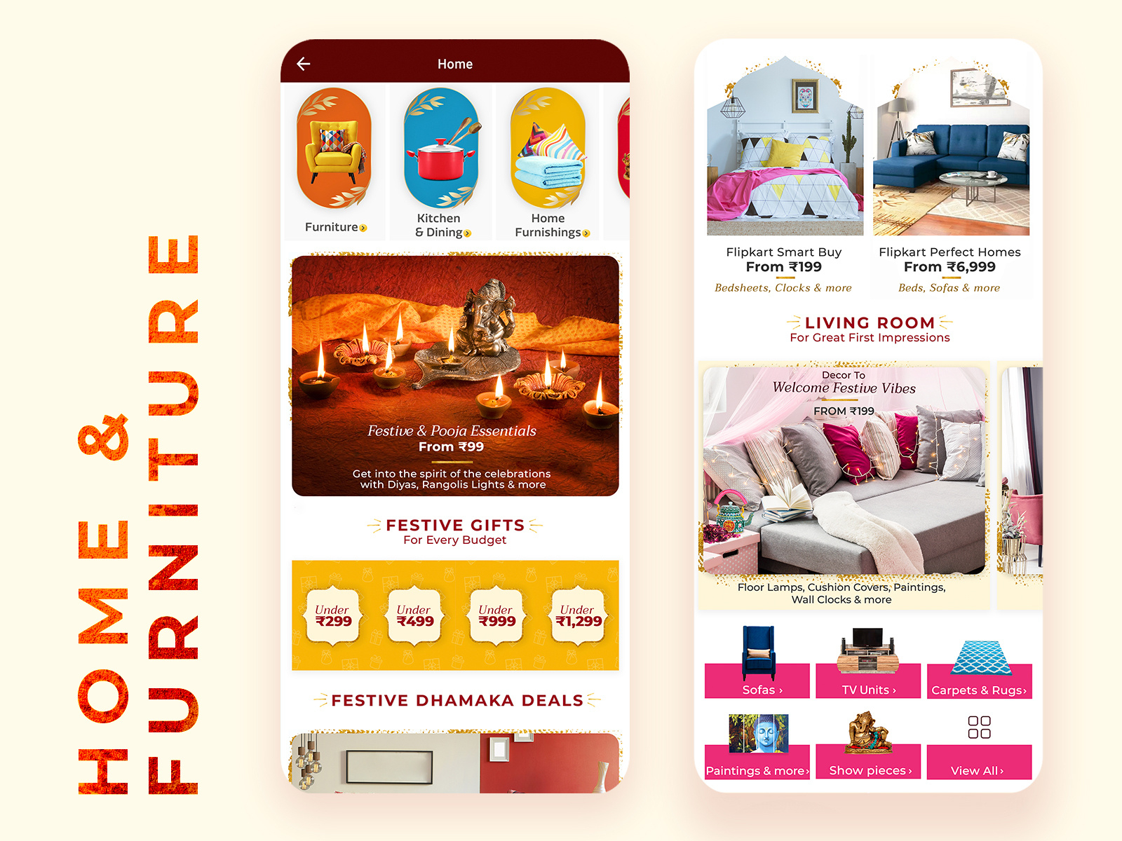 Flipkarts Home And Furniture Page Venus Taneja On Dribbble throughout dimensions 1600 X 1200