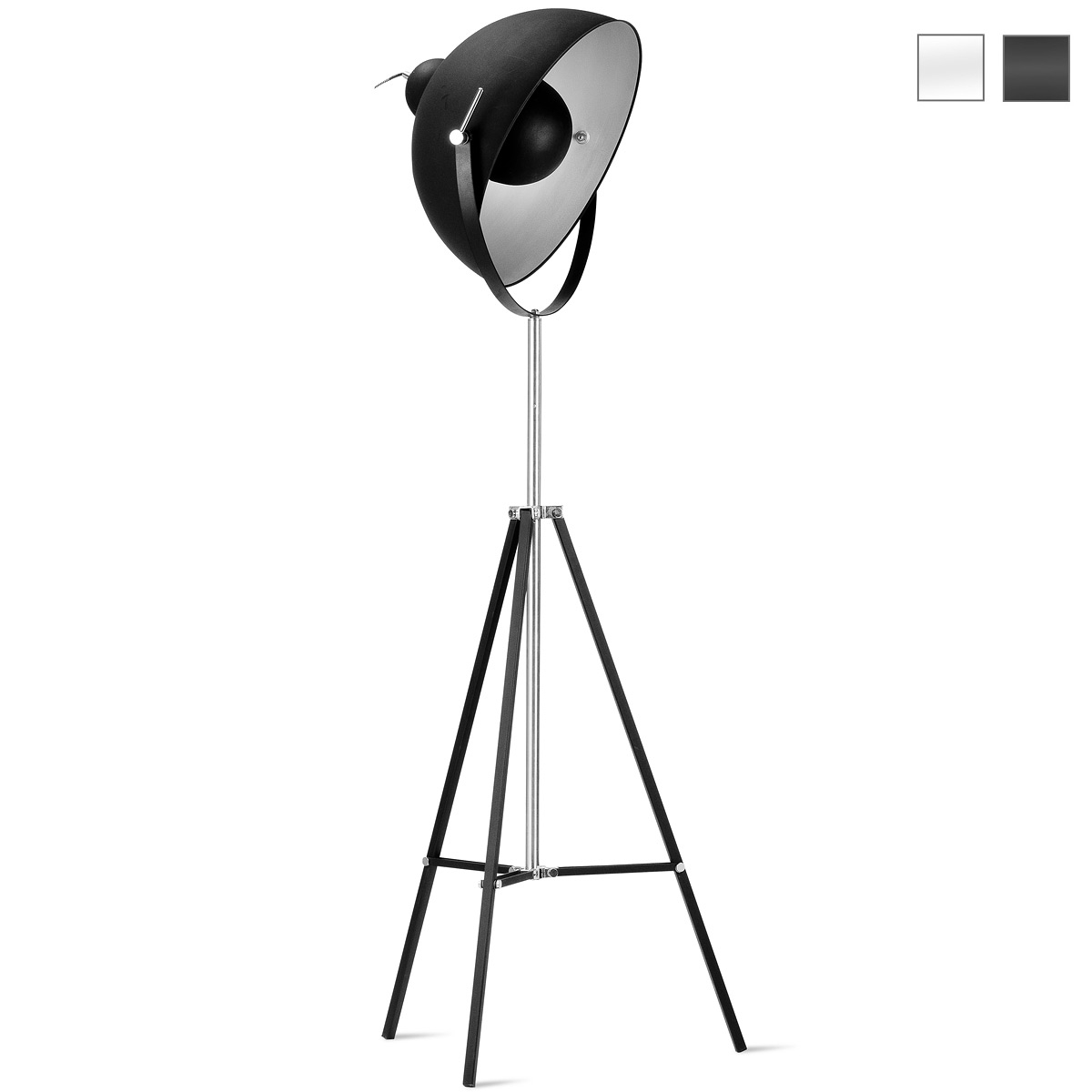 Floodlight Floor Lamp With Tripod Stand In Studio Style for proportions 1200 X 1200