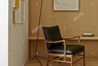 Floor Lamp Behind Mid Century Chair In Corner Of Room pertaining to dimensions 1027 X 1390