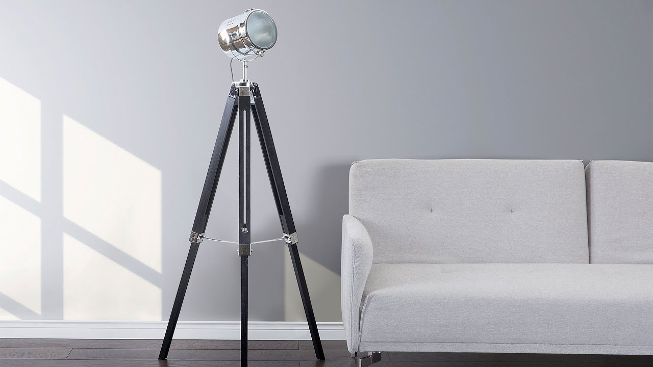 Floor Lamp Black Alzette Belianicouk intended for sizing 1280 X 720