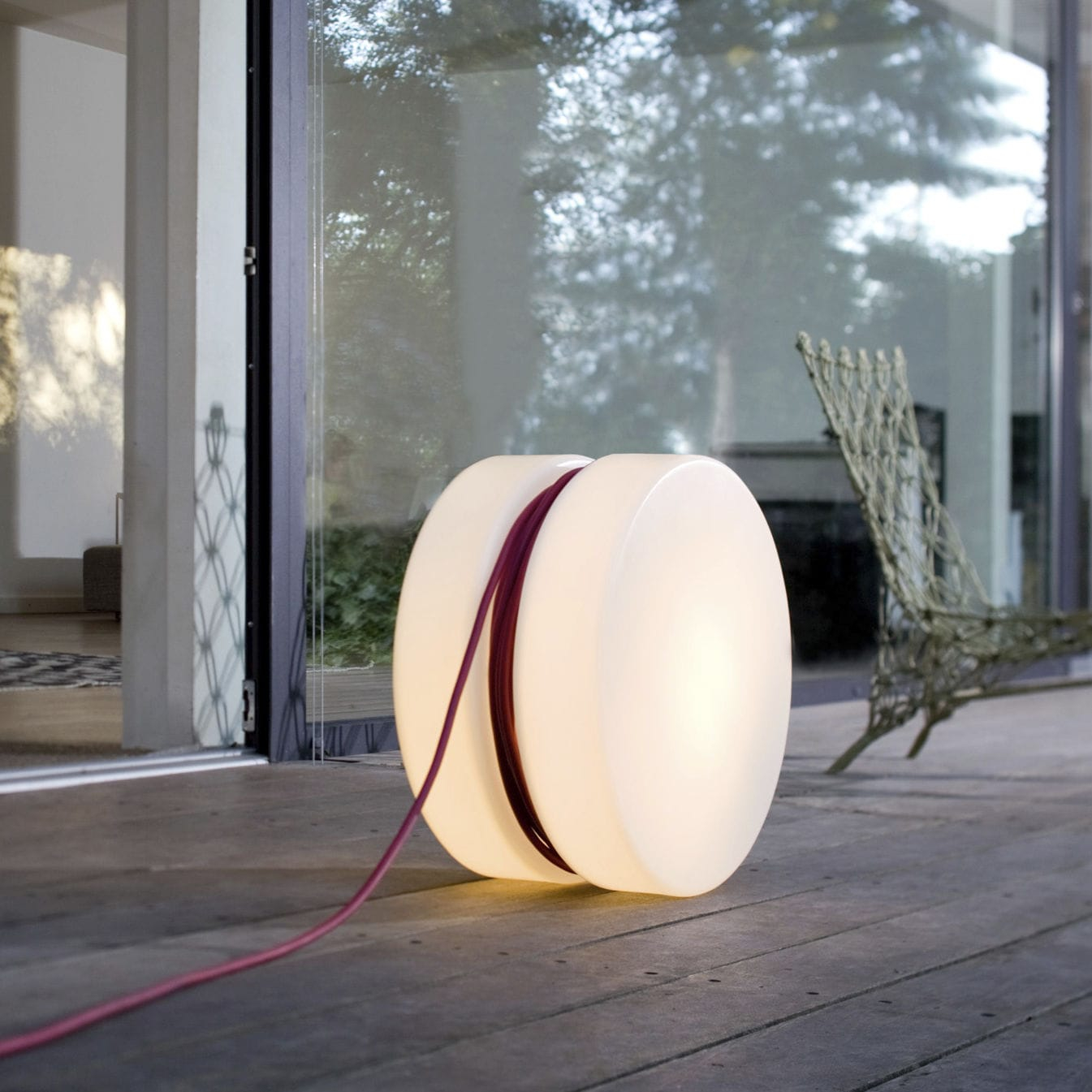 Floor Lamp Contemporary Polyethylene Outdoor Yoyo intended for proportions 1345 X 1345