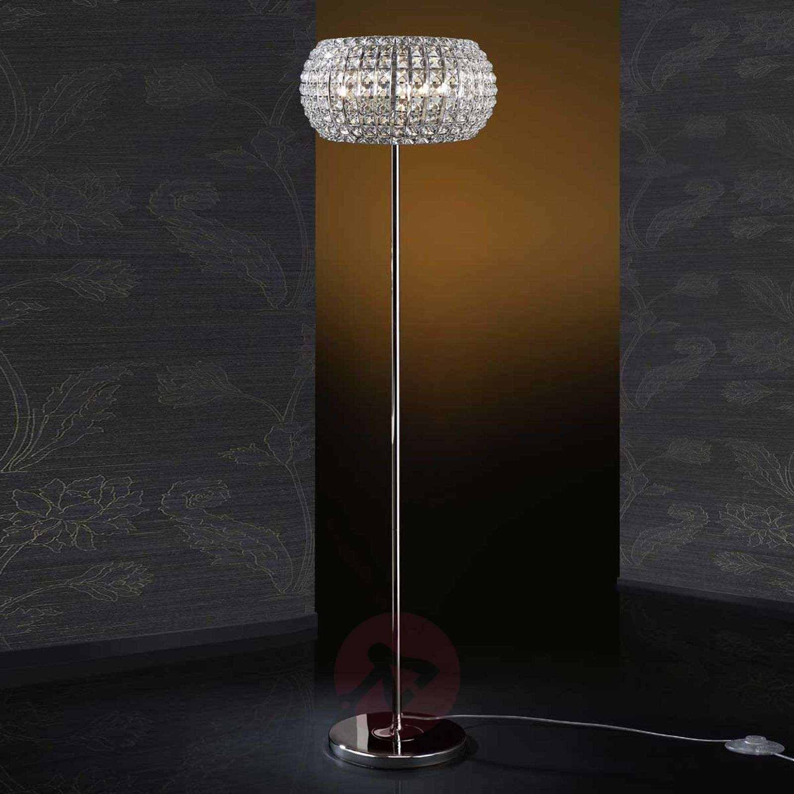 Floor Lamp Diamond With Crystals in measurements 1600 X 1600