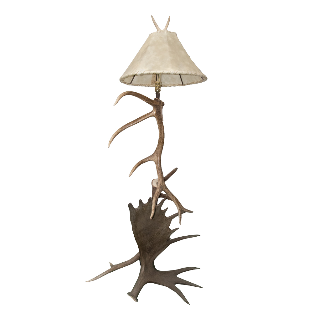 Floor Lamp Elk And Moose Antler with proportions 1000 X 1000