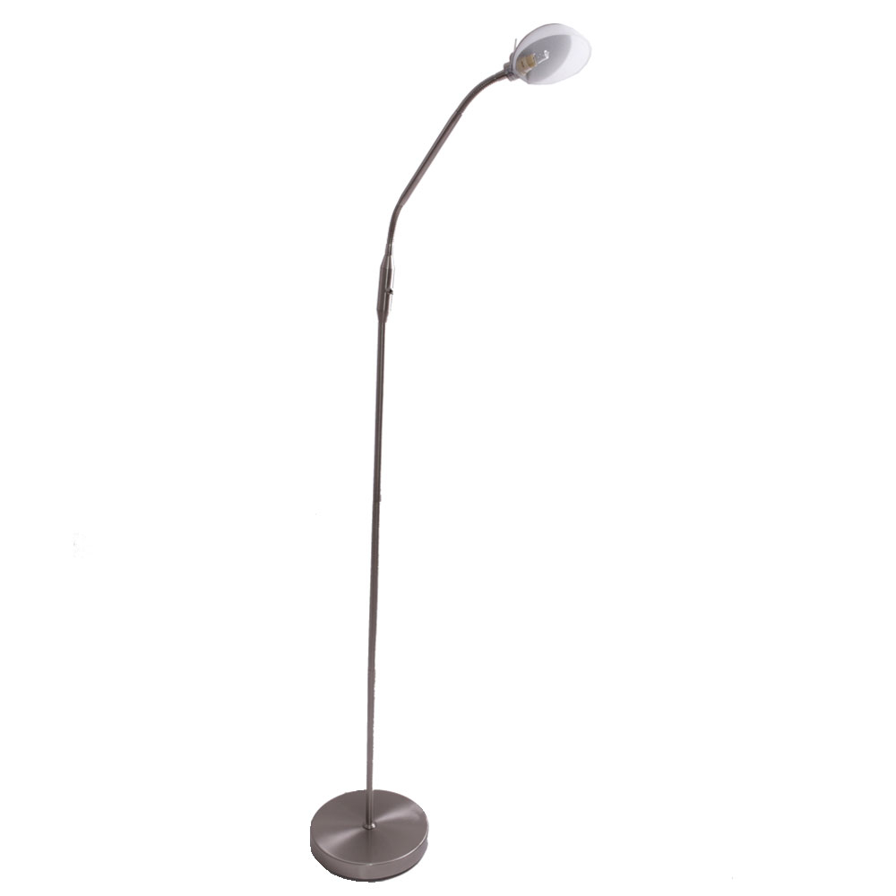 Floor Lamp Glass Spot Flexible Height 150 Cm Percy in size 1000 X 1000