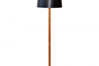 Floor Lamp In Teak Wood With Leather Shade Uno Sten Kristiansson for measurements 960 X 960