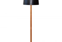 Floor Lamp In Teak Wood With Leather Shade Uno Sten Kristiansson intended for measurements 960 X 960