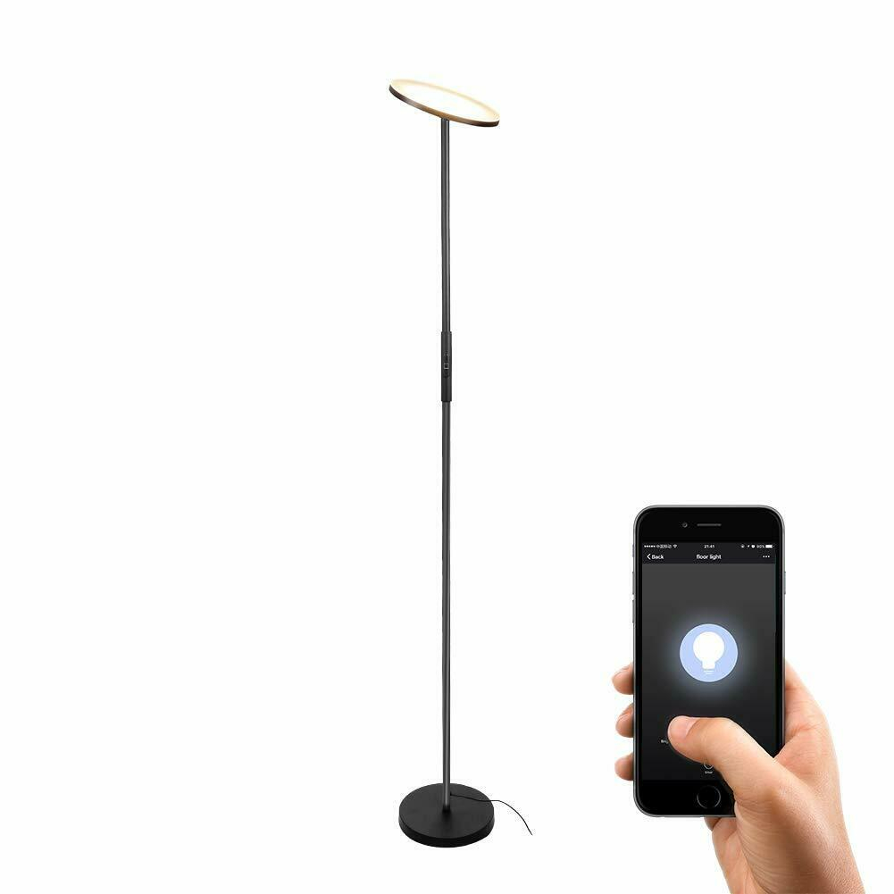 Floor Lamp Led Teckin Dimmable Standing Light With Remote Control Torchiere inside size 1001 X 1001