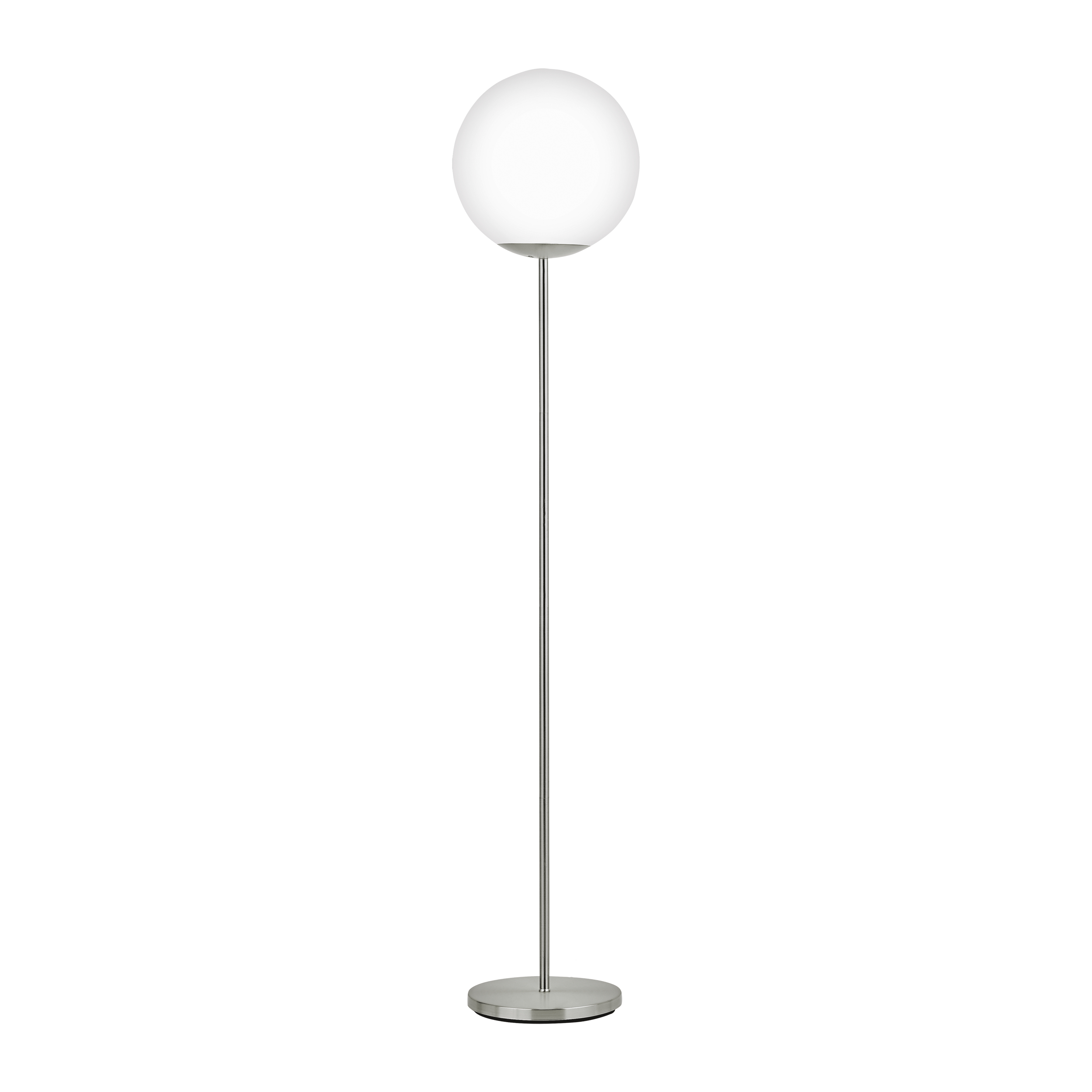 Floor Lamp Modern Nickel 1 Light Glo 39166 Pedestal intended for dimensions 2500 X 2500