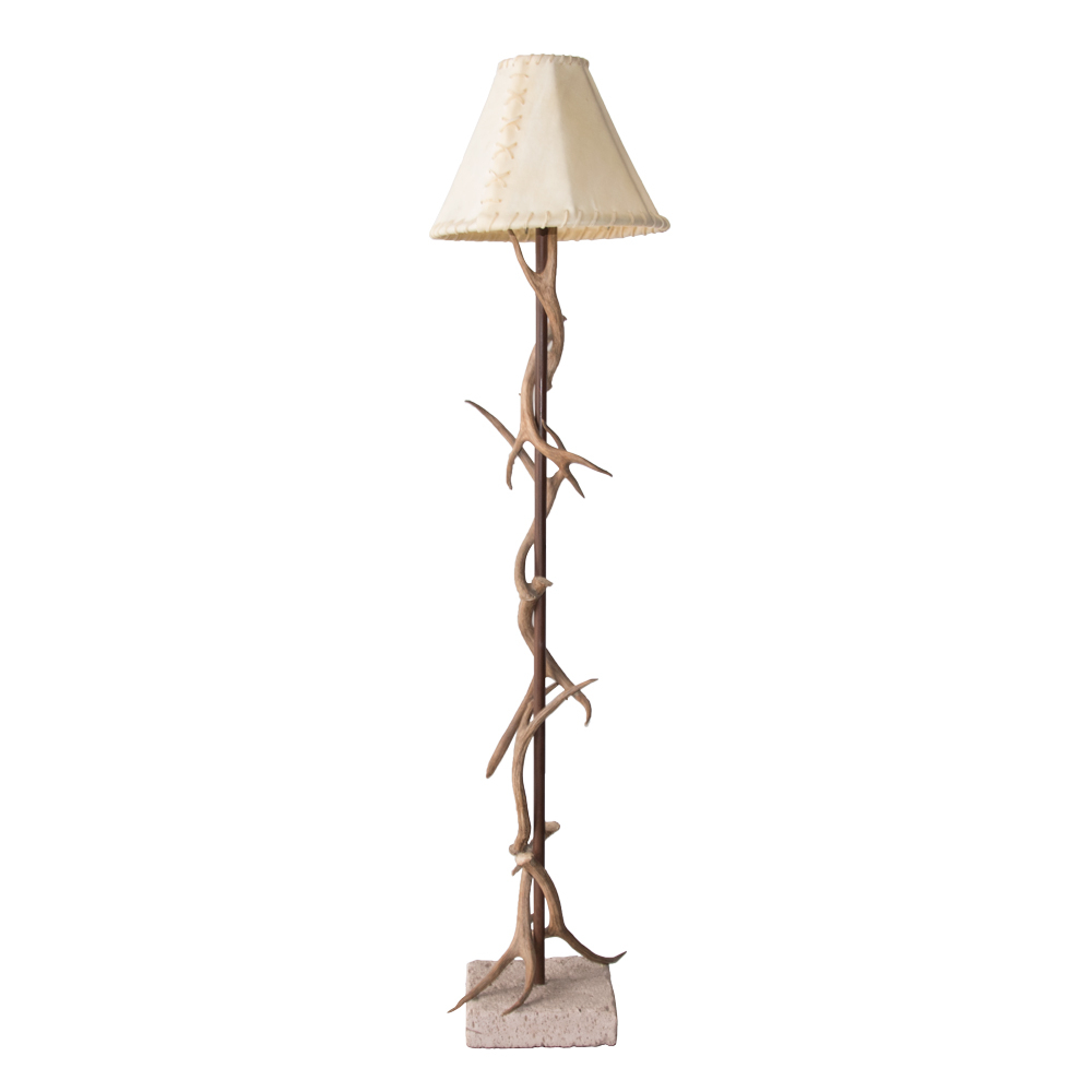 Floor Lamp Mule Deer Antler intended for sizing 1000 X 1000